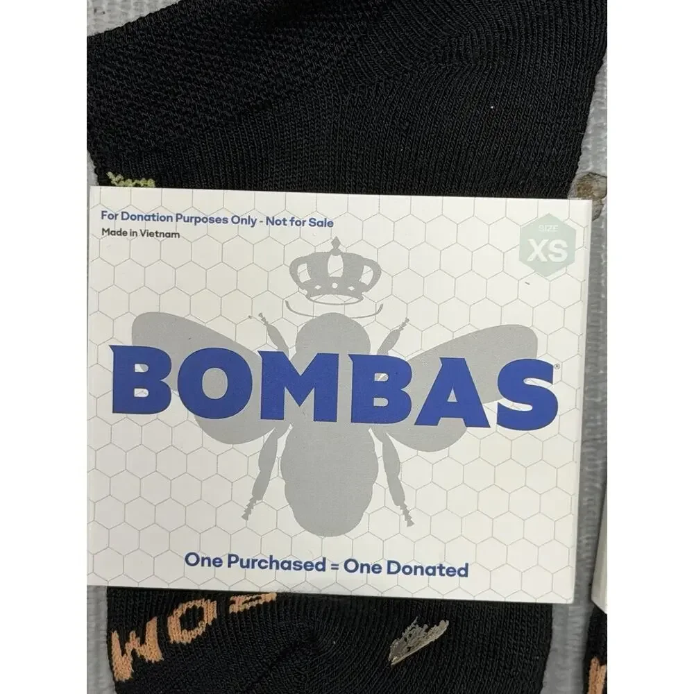 Lot of 5 Bombas Womens Honeycomb Arch Support Socks Low Cut XS X-Small